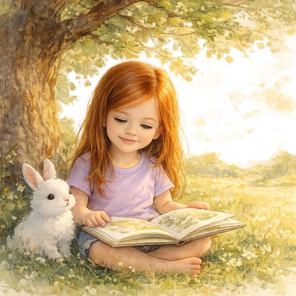 Watercolor illustration style sample